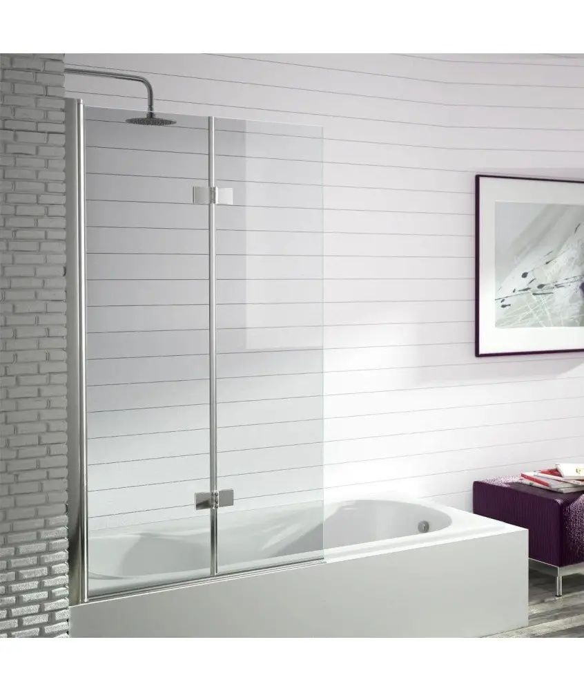 Pare-baignoire pliable et pivotant série 300 Kassandra en Melonbath | Écrans de salle de bains | Offres