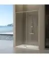 Paroi de douche fixe et coulissante en or brossé Delta | DE102