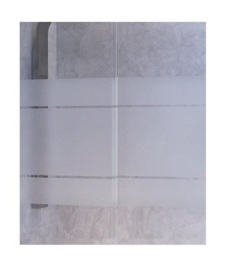 Paroi de douche fixe et coulissante en blanc Delta ® Melonbath