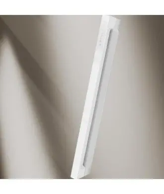 Paravent coulissant rectangulaire plus côté fixe Delta | Blanc mat