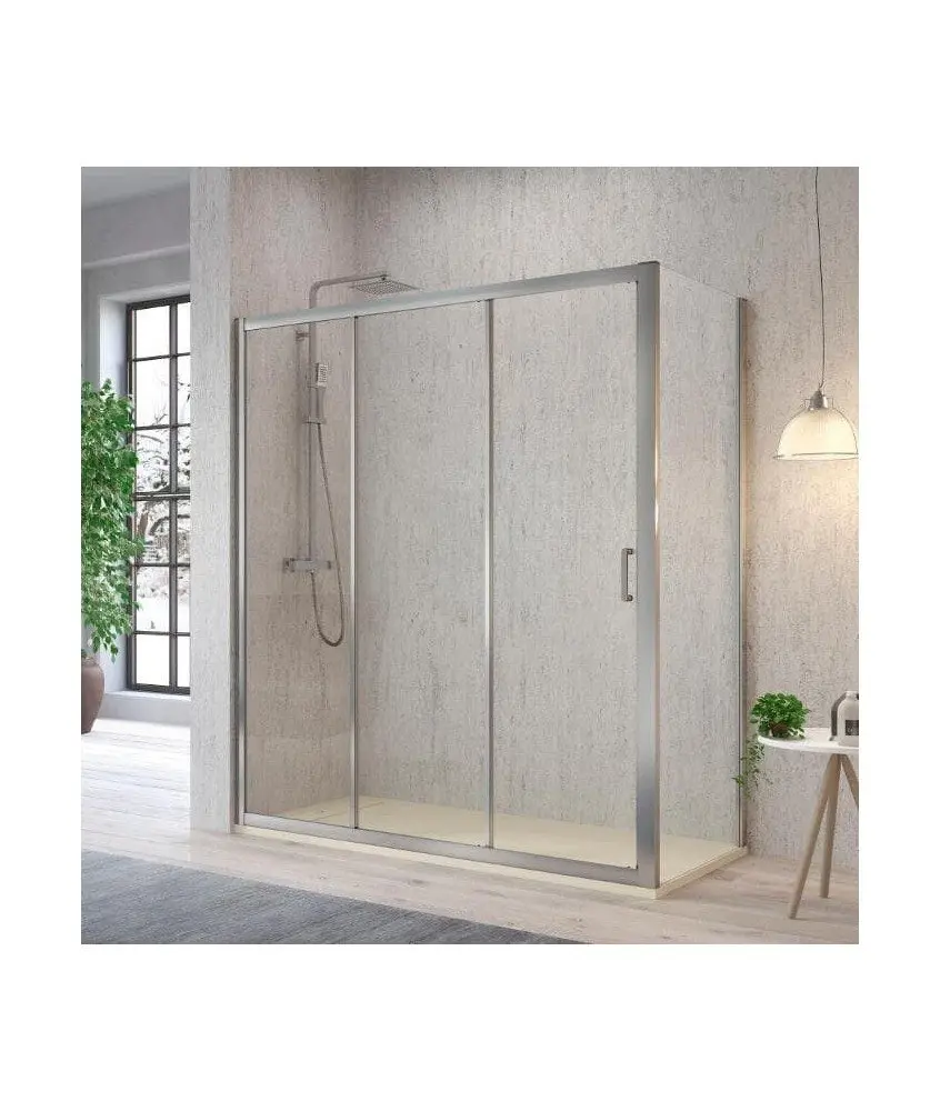 Paroi de douche rectangulaire 2 coulissantes Diana Kassandra en Melonbath | Écrans de salle de bains | Offres