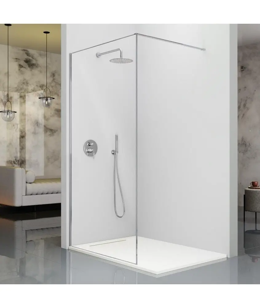 Écran Fresh Arena FA633 16 | Élégance et sécurité périmétrique Paroi de douche fixe périmétrale Fresh Arena Kassandra en Melonbath | Écrans de salle de bains | Offres