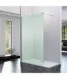 Paroi de douche fixe en verre mat Fresh