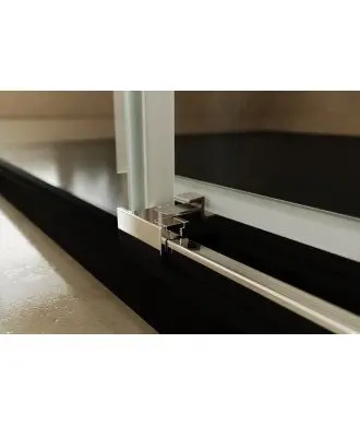 Paroi de douche frontale fixe et coulissante Salma