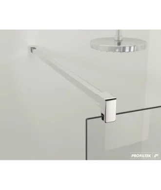 Paroi de douche fixe Fado argent