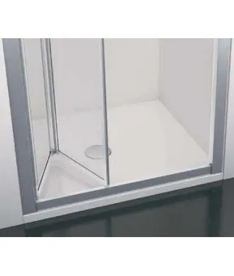 Paroi de douche pliante blanche Dumas