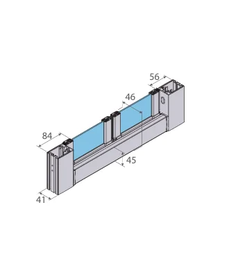 Paroi de douche pliante blanche Dumas