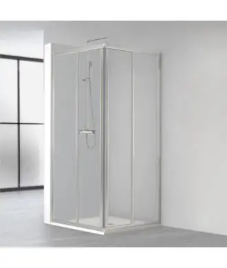 Paroi de douche d'angle coulissante Aurum