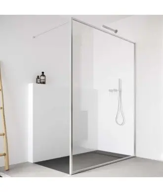 Paroi de douche périphérique fixe Silver Nordic
