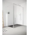 Paroi de douche périphérique fixe Silver Nordic