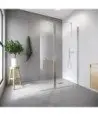 Paroi de douche fixe et rabattable Hada plus