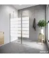 Paroi de douche fixe et rabattable Hada plus