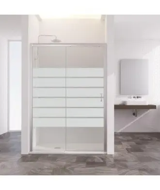 Paroi de douche frontale fixe et coulissante Summer
