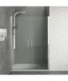 Paroi de douche avec 2 portes battantes ouvertes