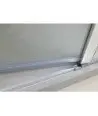 Paroi de douche avec 2 portes battantes ouvertes