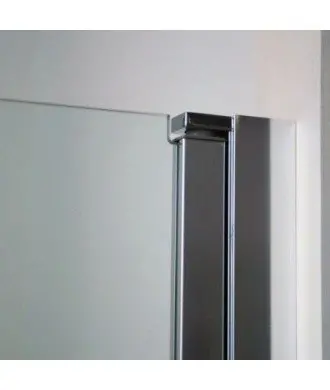 Paroi de douche avec 2 portes battantes ouvertes