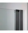 Paroi de douche avec 2 portes battantes ouvertes
