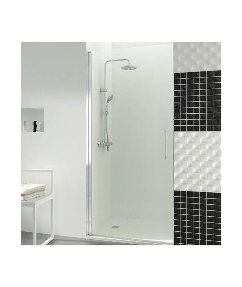 Paroi de douche avec 1 porte battante Open GME en Melonbath | Écrans de salle de bains | Offres