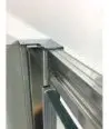 Paroi de douche angulaire Prestige avec 2 panneaux fixes et 2 panneaux coulissants