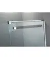 Paroi de douche 1 fixe et 1 coulissant acier Vetrum