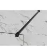 Paroi de douche fixe en noir mat Screen