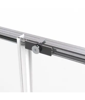 Paroi de douche frontale, 1 fixe et 1 coulissante Twenty