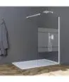 Paroi de douche fixe en blanc mat Screen