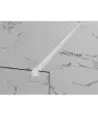 Paroi de douche fixe en blanc mat Screen