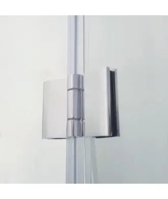 Paroi de douche 1 fixe plus 1 pivotant sans fermeture Verre Glass