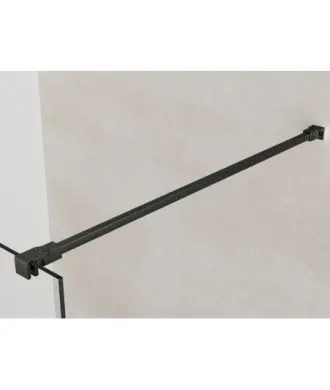 Paroi de douche fixe en titane Screen