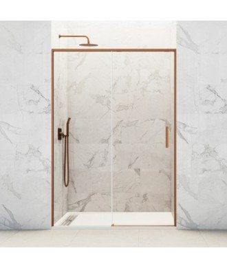Paroi de douche fixe et coulissante en cuivre Twenty GME en Melonbath | Écrans de salle de bains | Offres