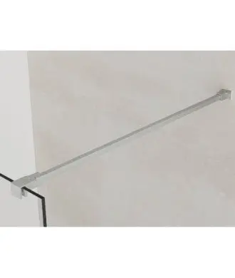 Paroi de douche fixe en nickel Screen
