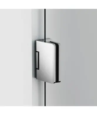 Paroi de douche 1 porte avec charnières murales Glass