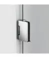 Paroi de douche 1 porte avec charnières murales Glass