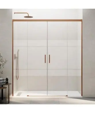 Paroi de douche Cuivre Brossé au meilleur prix