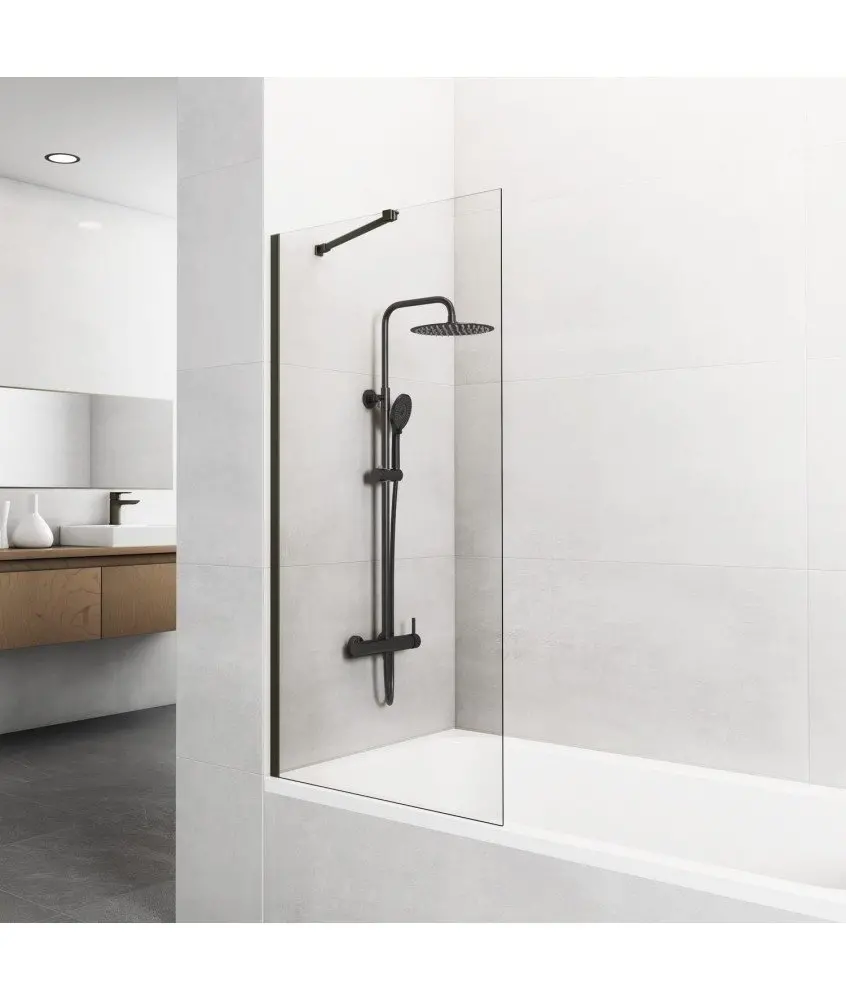 Pare-baignoire fixe en titane GME en Melonbath | Écrans de salle de bains | Offres