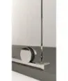 Paroi de douche fixe avec porte coulissante Bron Free