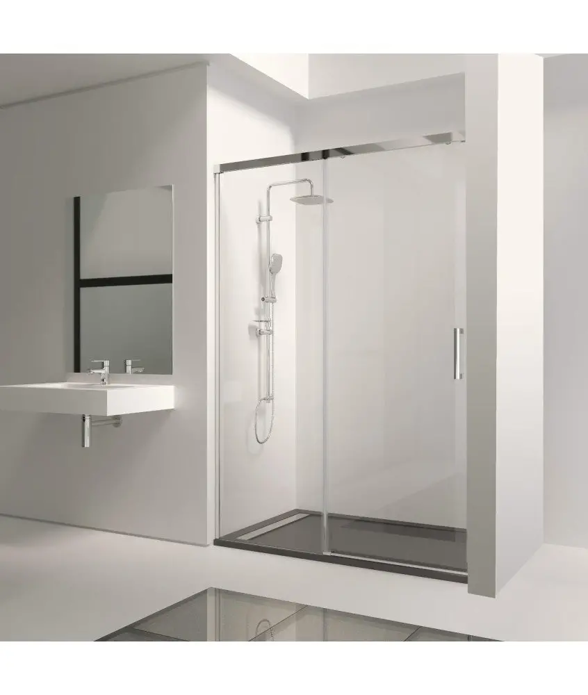 Paroi de douche fixe avec porte coulissante Treban Torvisco en Melonbath | Écrans de salle de bains | Offres