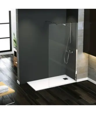 Paroi de douche fixe 6 mm Rimini Torvisco en Melonbath | Écrans de salle de bains | Offres