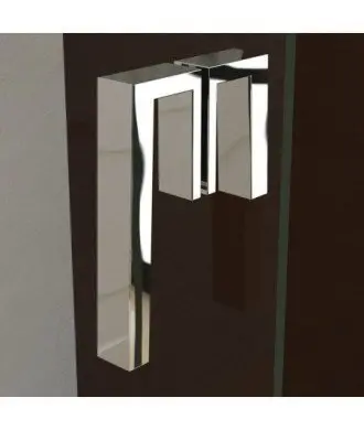 Paroi de douche 1 fixe plus 1 porte coulissante Ebro
