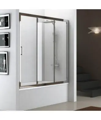 Pare de baignoire 1 fixe + 2 coulissants Nantes