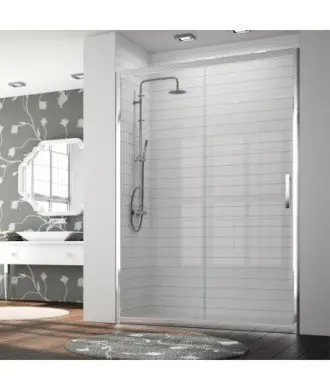 Paroi de douche fixe et coulissante série 300 Kassandra en Melonbath | Écrans de salle de bains | Offres