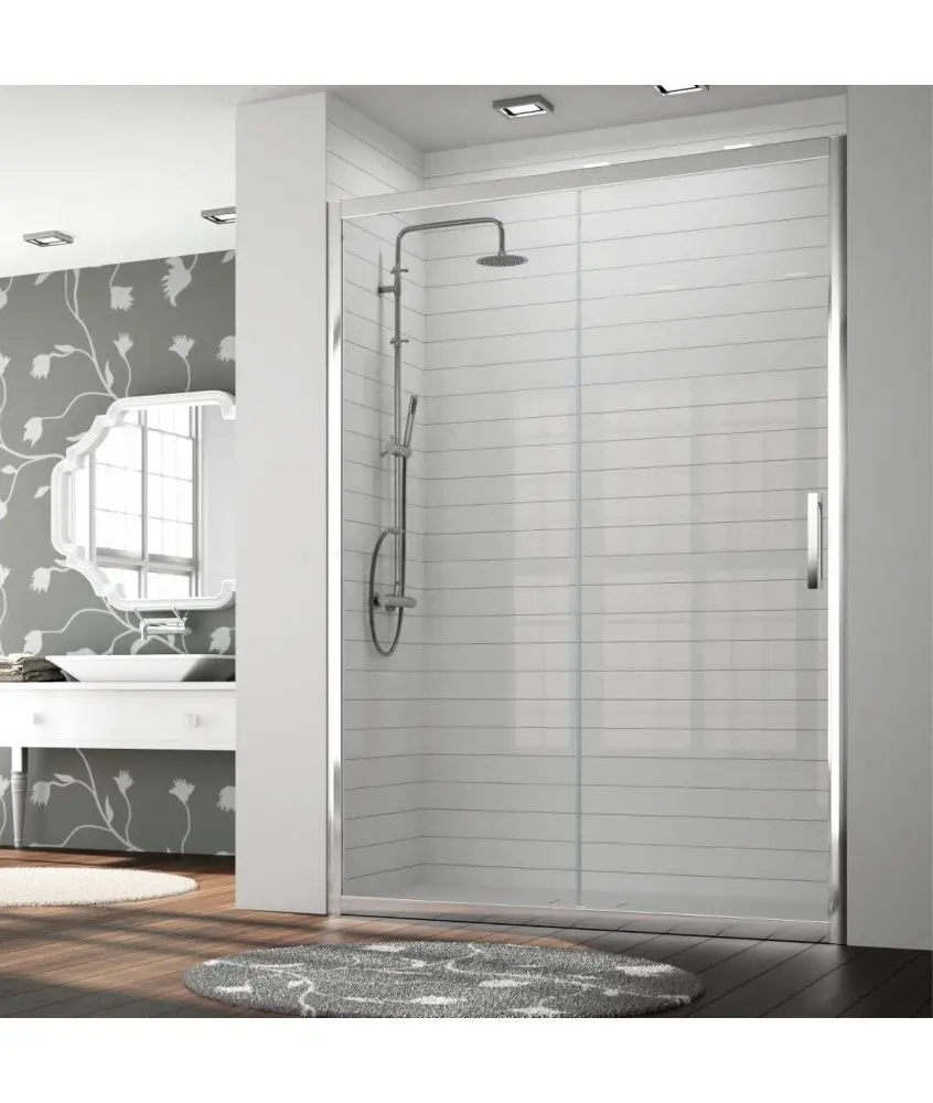 Paroi de douche fixe et coulissante série 300 Kassandra en Melonbath | Écrans de salle de bains | Offres