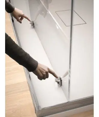 Paroi de douche fixe et coulissante série 300 Kassandra