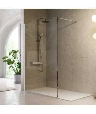 Paroi de douche fixe Fresh Kassandra en Melonbath | Écrans de salle de bains | Offres