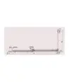 Paroi de douche rectangulaire 2 fixes + 1 coulissante Luna