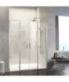Paroi de douche frontale Nardi, deux fixes et deux pivotante
