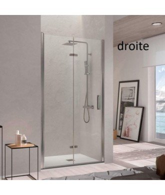 Paroi de douche avant pliante à charnière Nardi | NA300