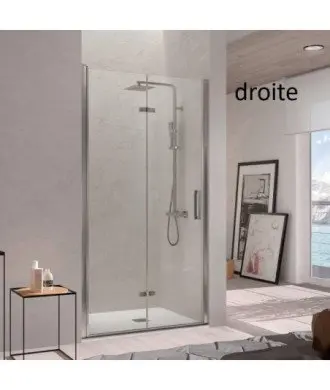 Paroi de douche avant pliante à charnière Nardi | NA300