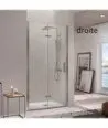 Paroi de douche avant pliante à charnière Nardi | NA300